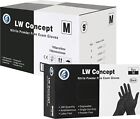 Lw Concept Nitrile Exam Gloves (5 Mil) - Black - 1 Case (1000 Pc)