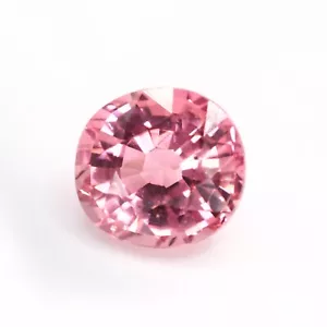 1.05CT Precious Unheated Flower Pink Tourmaline Gemstone Round Shape 6.5x6.1 mm. - Picture 1 of 12