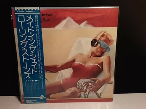 ROLLING STONES"Made In A Shade"Lp Japan-Obi-Vinyl Japanese Girls Bleed Exile You - Picture 1 of 10