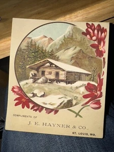 J. E. Jayne’s & Co Trade Card-Mower-St. Louis, MO. W405 - Picture 1 of 2
