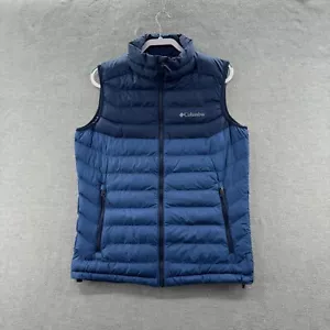 columbia womens size m blue omni heat full zip blue polyester puffer jacket - Picture 1 of 10