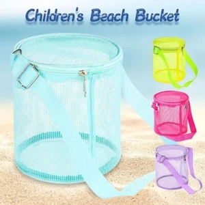 Bolsa de almacenamiento tridimensional con carcasa de hilo de red bolsa de almacenamiento de playa al aire libre - Imagen 1 de 16