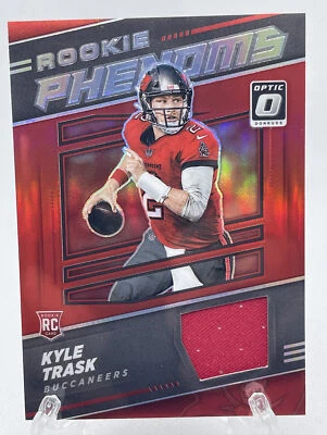 Kyle Trask 2001 NFL Donruss Optic Rookie Phenoms Jersey Patch Football Card RP-9 - Image 1 of 2