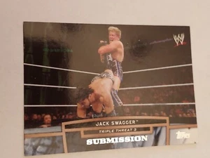 2013 topps WWE Inc Wresting Card Triple Threat Jack Swagger #TT3-3 - Picture 1 of 2