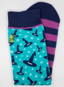 Women's Halloween Socks Witches Hat Socks Halloween Party Halloween Costume Gift - Picture 1 of 2