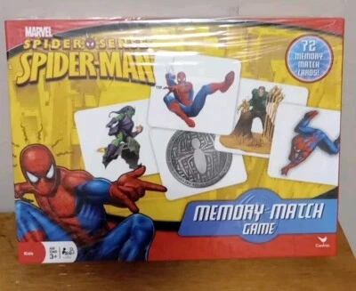 Marvel Spider Man Spider Sense Matching Card Memory Game Age 3+ Preschool - Image 1 of 4