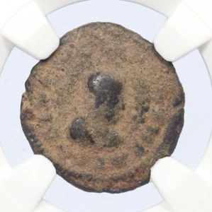 Ouazebas Ancient Axumite Christian Ethiopia Gilt AE17 Coin 375-410 AD - NGC VG - Picture 1 of 4