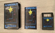 AMOK Odyssey2 homebrew videogame box cartridge manual Videopac Magnavox video 