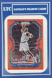 2020-21 Panini PRIZM Basketball Card #187 Kevin Garnett - RED ICE - Picture 1 of 2