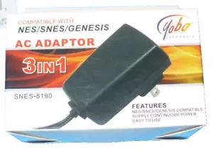 NEU AC Adapter Netzteil für Nintendo NES, Super SNES, Sega Genesis 1 NEU - Bild 1 von 4