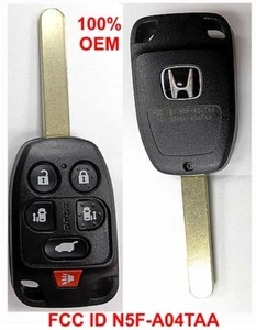 NEW 11 12 13 14 HONDA ODYSSEY KEYLESS REMOTE HEAD FOB TRANSMITTER N5F-A04TAA  - Picture 1 of 3