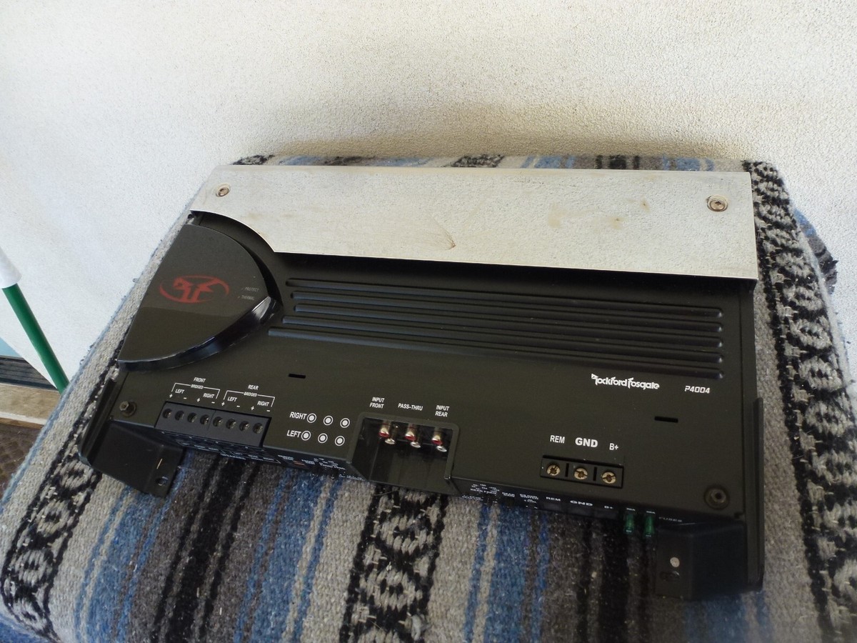 P400-4 Rockford Fosgate ロックフォード アンプ 【公式通販】