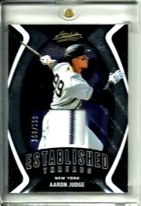 Aaron Judge 2022 Panini Absolute Established Threads # ET-AJ Yankees D# 168/299 - Picture 1 of 3