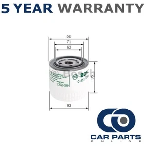 Oil Filter CPO Fits Volvo V40 1996-2004 S40 1995-2003 1.9 D TD 2.4 2.5 - Picture 1 of 12
