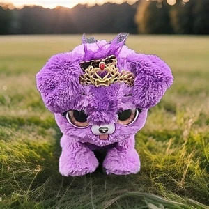 Present Pets Sparkle Princess Puppy Interactive Plush Toy - Purple Works - Picture 1 of 4