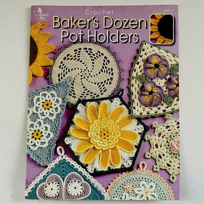 Annie's Attic Crochet - Baker's Dozen POT HOLDERS Book # 873717 (2003) - Image 1 of 2