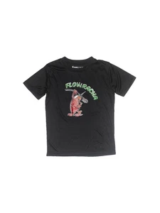 NWT FLOW SOCIETY Boys Black Active T-Shirt XS Youth - Picture 1 of 2