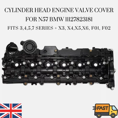 NEW CYLINDER HEAD ENGINE VALVE COVER FOR BMW 3' 4' 5' 7' F01 F02 X3 X4 X5 X6 - Image 1 of 4