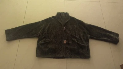 Hopsack Jacke Oversize  ONE SIZE Gr.M-XXL Grün - Bild 1 von 4