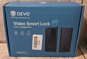 DEVO G1 Video Smart Lock Camera&Doorbell Built-in Wi-Fi Keyless Entry Door Lock - Picture 1 of 5