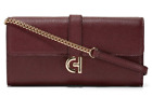 Cole Haan Women's Wallet on a Chain Leather Crossbody Shoulder Bag in Bloodstone