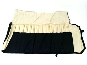 Vintage 15 Section Jewelers Bracelet Protective Storage Roll w/ Rigid Dividers - Picture 1 of 7