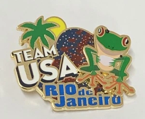 Team USA Olympic Pin 3-D Frog Rio Janciro - Picture 1 of 5