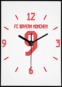 Wall Clock BAYERN WHITE - Picture 1 of 7