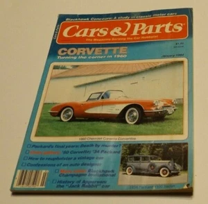 January 1984 Cars & Parts 1960 Chevrolet Corvette Conv 1934 Packard 1100 Sedan - Picture 1 of 1