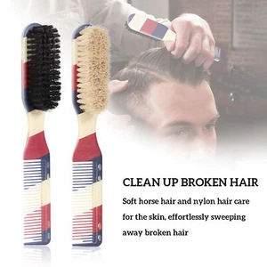 Fade Brush Beard Brush Hairdressing Barber Tool Men Hair Comb Scissors Grooming - Picture 1 of 12