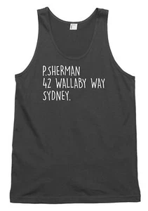 P.Sherman 42 Wallaby Way Sydney. Mens Womens Vest Tank Top - Picture 1 of 4