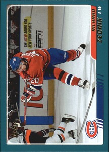 2003-04 Topps Canadiens Hockey Card #84 Richard Zednik