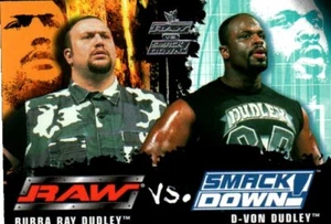 Fleer WWE 2002 edición Raw vs. Smackdown lucha libre #81 Bubba Ray Dudley/D-Von - Imagen 1 de 2