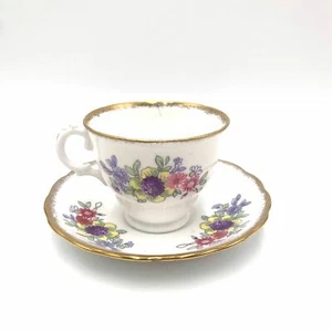 Royal Malvern Bone China Made in England Teetasse & Untertasse Set - Bild 1 von 8