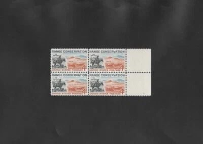 Stamps. USA. Range Conservation. Plate Block of 4. Scott 1176. .04$ - Image 1 of 2
