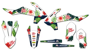 2021-2024 MC 85 TROPIC White Senge Graphics Kit Compatible with GASGAS - Picture 1 of 10