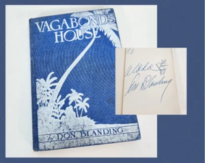 SIGNED Don Blanding Vagabond's House 1947 Hardcover Poetry Illustration Hawaii - Picture 1 of 11