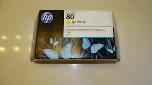 Cartucho de tinta HP 80 DesignJet amarillo C4848A caducidad: 03 AGO 17 - Imagen 1 de 3