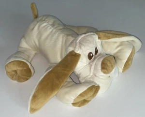 13" Kipp Puppy Dog Plush Stuffed Animal Brown Cream Gold Soft Baby Toy - Picture 1 of 6
