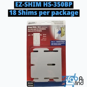 Bisagra EZ-SHIM HS350BP 3,5", se adapta a bisagras estándar de 3-1/2 pulgadas (18 quilates) - Imagen 1 de 2