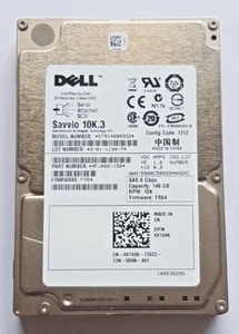 146GB SAS Dell Savvio 10K.3 ST9146803SS 10000rpm 16MB HDD 2.5 " Internal Hard - Picture 1 of 1