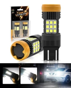 AUXBEAM 7443 7444 7440 LED Backup Reverse Light Bulbs Super Bright 6500K White - Picture 1 of 10