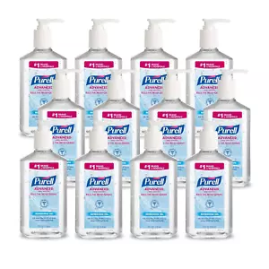 Advanced Hand Sanitizer Refreshing Gel, Clean Scent, 12 Fl Oz Pump Bottle (Pack - Picture 1 of 12