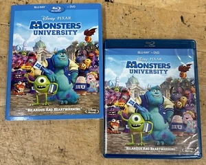 MONSTERS UNIVERSITY DVD DISNEY BLU RAY & BONUS w sleeve - Picture 1 of 11
