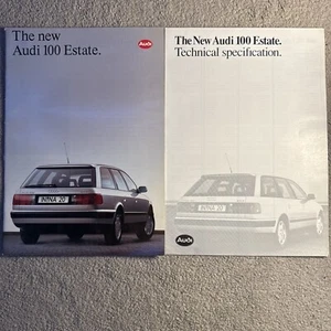 Audi 100 Estate Brochure And Tech Spec 1991 - Picture 1 of 5