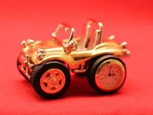 Tavolino/Buggy-Uhr/Deko/ Gold-Silber/ Geschenk/ Voll Funktionsfähig/ Quarz/ OVP - Bild 1 von 5