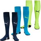 Swiss Puma Leisure Football Fan Sports Training Stirrup Socks Blue Green New
