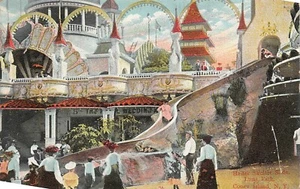 # A1084 CONEY ISLAND, NUEVA POSTAL, HELTER SELTER DIAPOSITIVA - Imagen 1 de 2