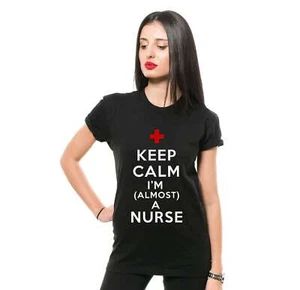 Almost A Nurse T-Shirt - Funny RN Tee, Gift for Nursing Students RN Gifts - Picture 1 of 8