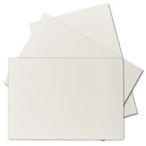 25 Stück DIN A6 Vintage Karten Bütten-Papier 105 x 148 mm Natur-Weiß halbmatt... - Bild 1 von 5